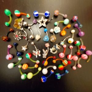 42 belly button rings
